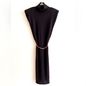 Elegant Black Sleeveless Dress